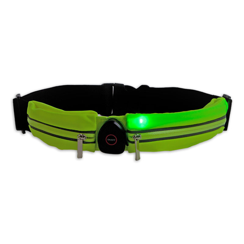 Lynx LED Sport heuptas hardloopriem (dubbel) USB
