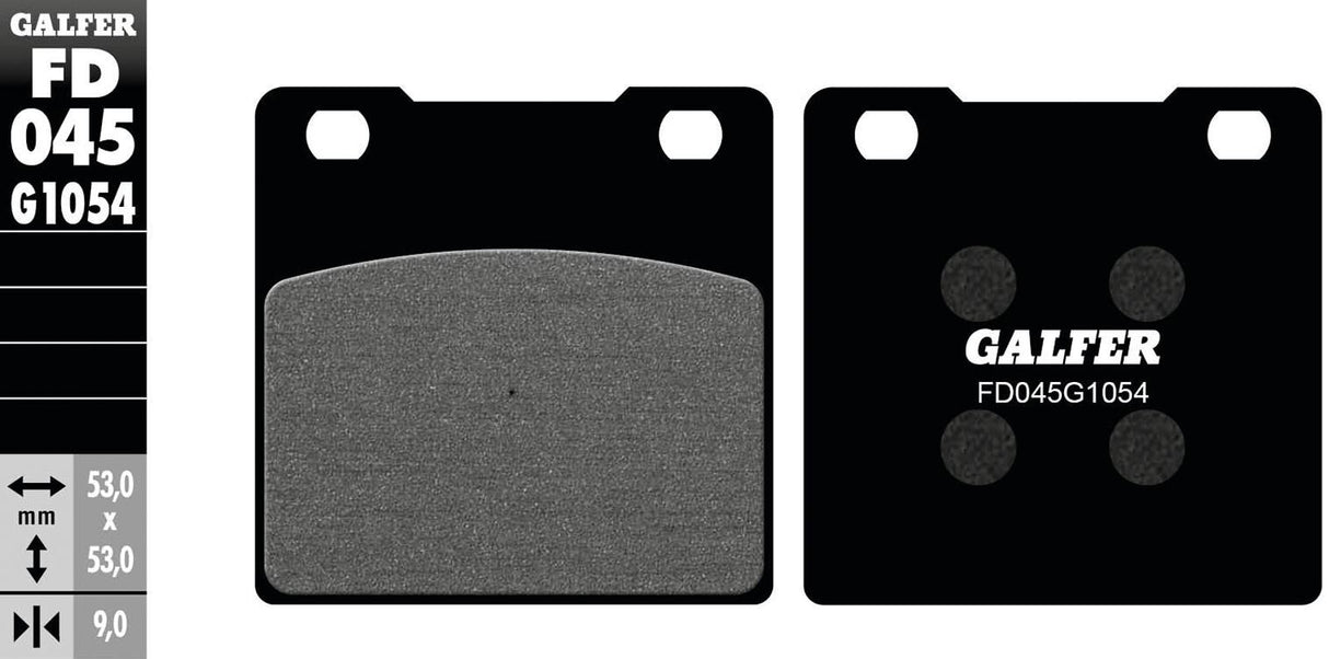 Galfer remblokken fd045 brake pad fd045 g1054 organic