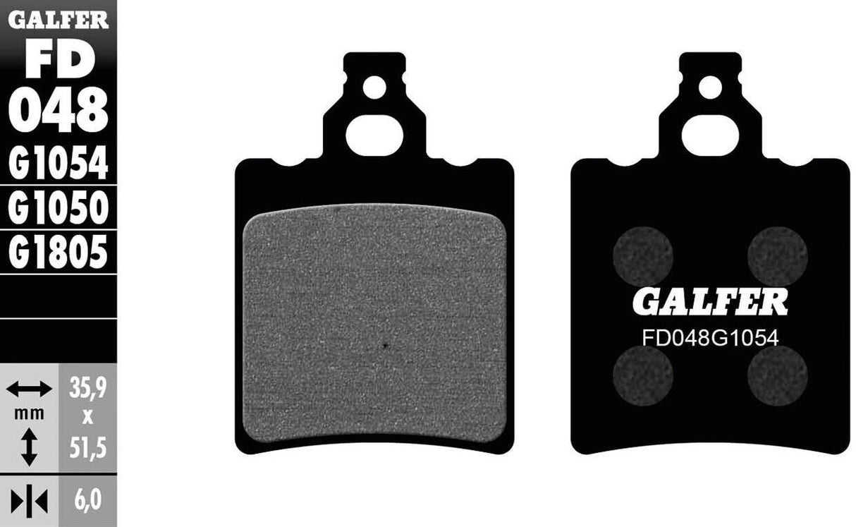 Galfer remblokken fd048 brake pad fd048 g1054 organic