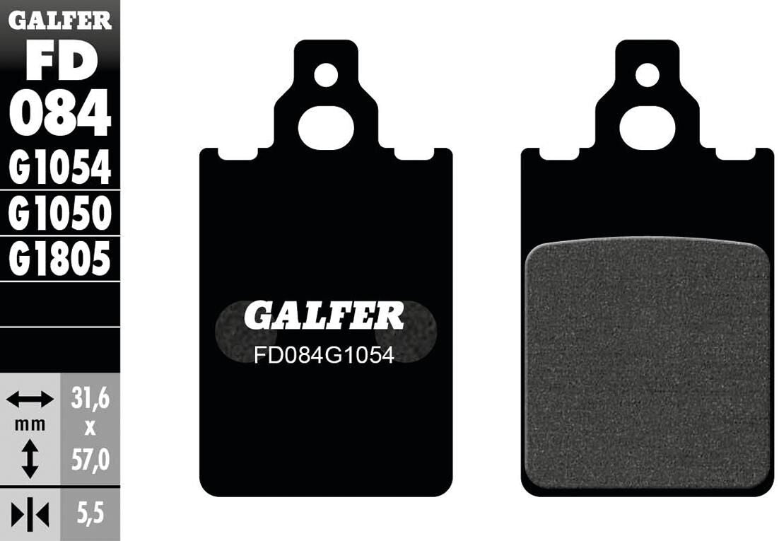 Galfer remblokken fd084 brake pad fd084 g1054 organic