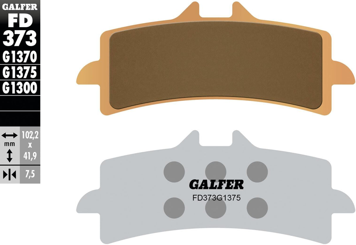 Galfer remblokken fd373 brake pad fd373 g1375 sint.metal str. sp.