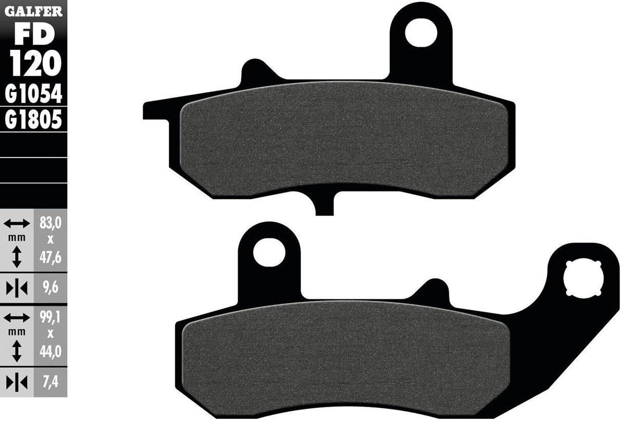Galfer remblokken fd120 brake pad fd120 g1054 organic