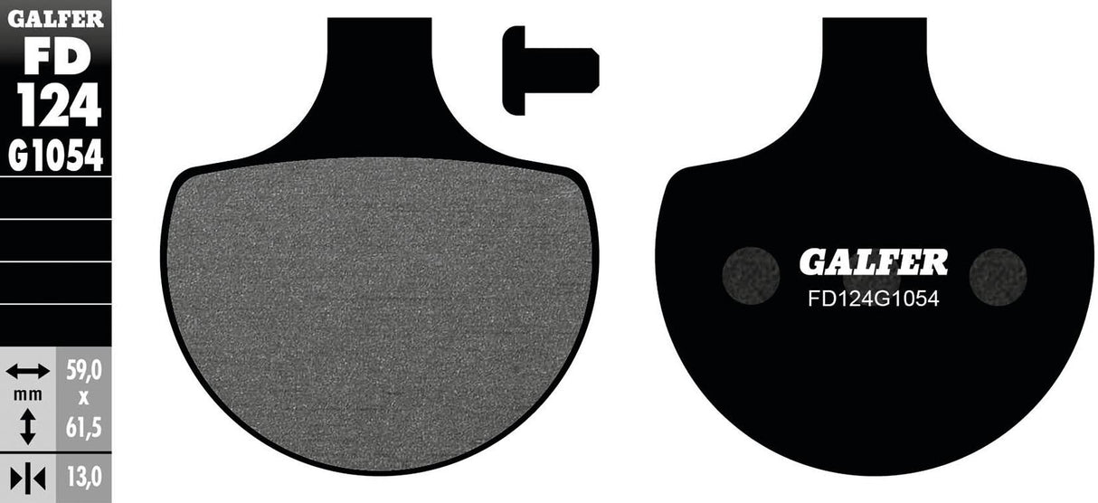Galfer remblokken fd124 brake pad fd124 g1054 organic