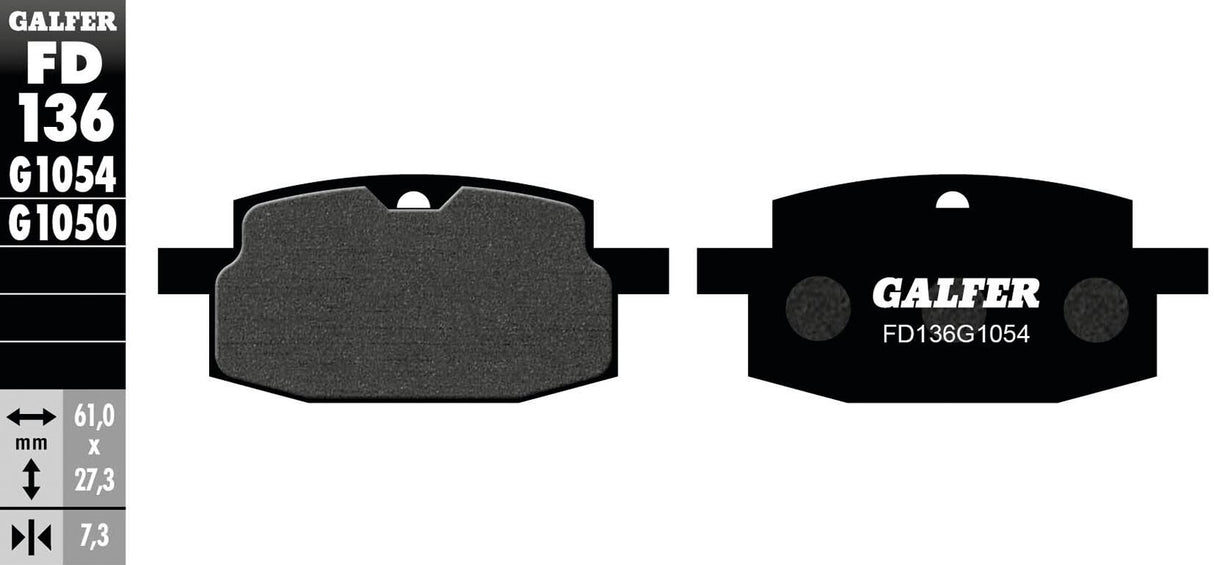 Galfer remblokken fd136 brake pad fd136 g1054 organic