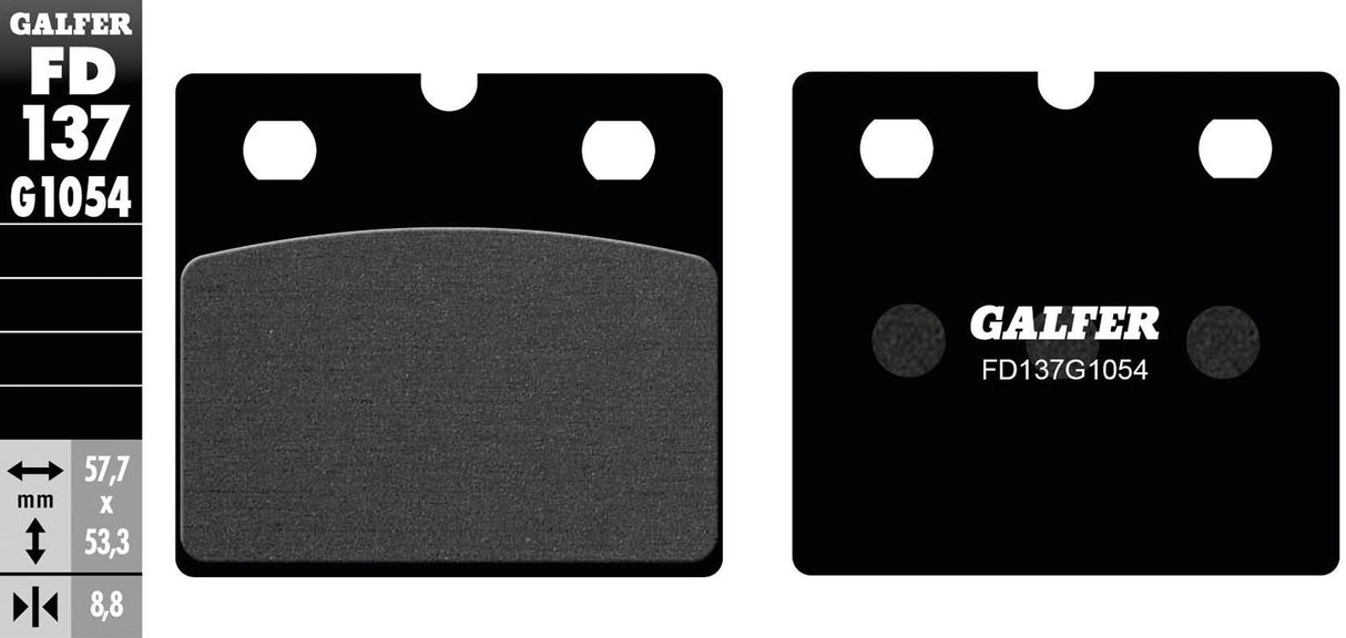 Galfer remblokken fd137 brake pad fd137 g1054 organic