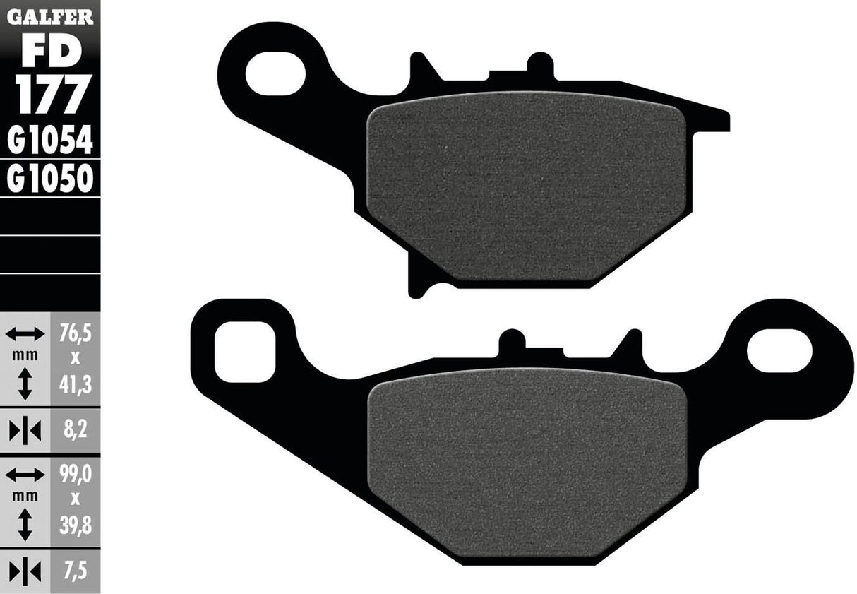 Galfer remblokken fd177 brake pad fd177 g1054 organic