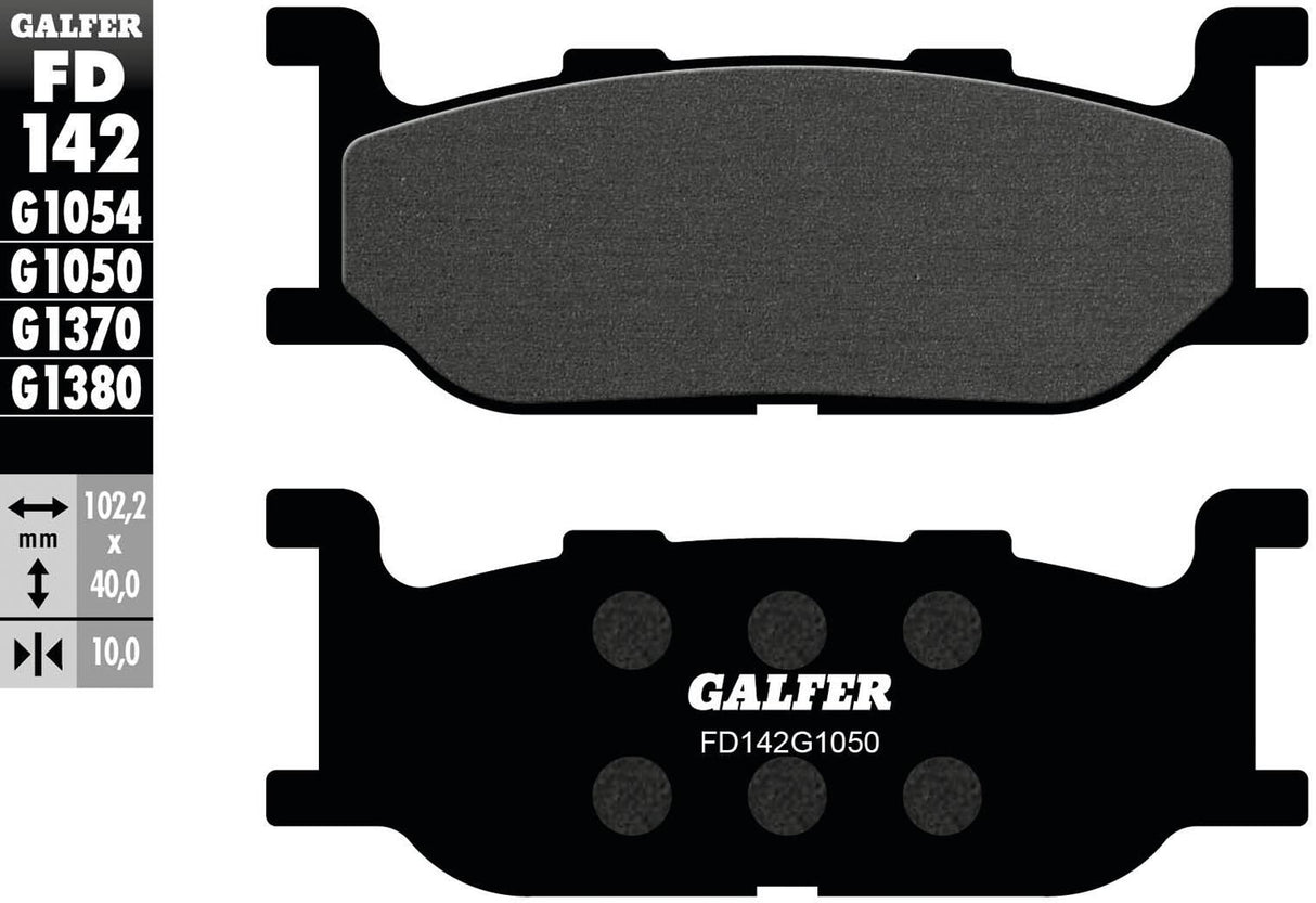 Galfer remblokken fd142 brake pad fd142 g1050 organic
