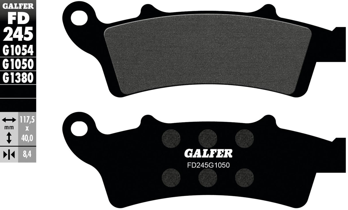 Galfer remblokken fd245 brake pad fd245 g1050 organic scooter