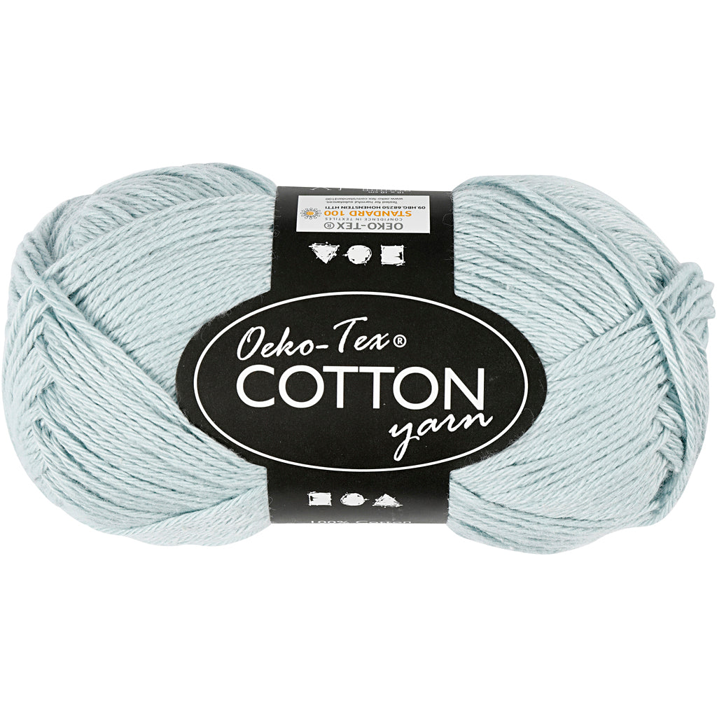 Katoengaren, Zacht Blauw, 50gr, 170m