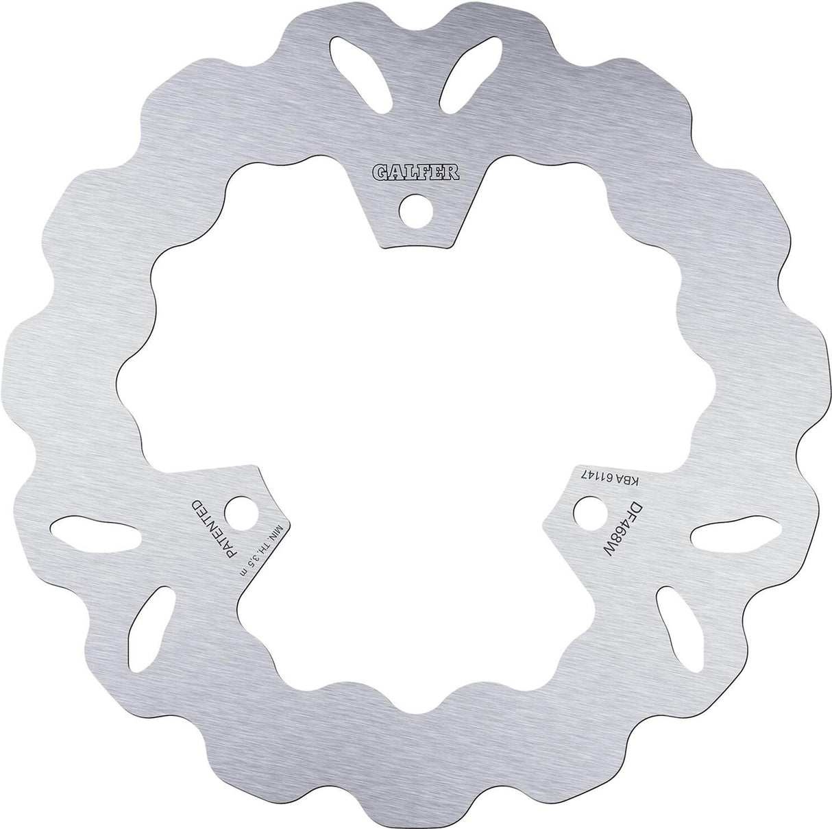 Galfer wave remschijf df468 rotor brake rotors starr r90r