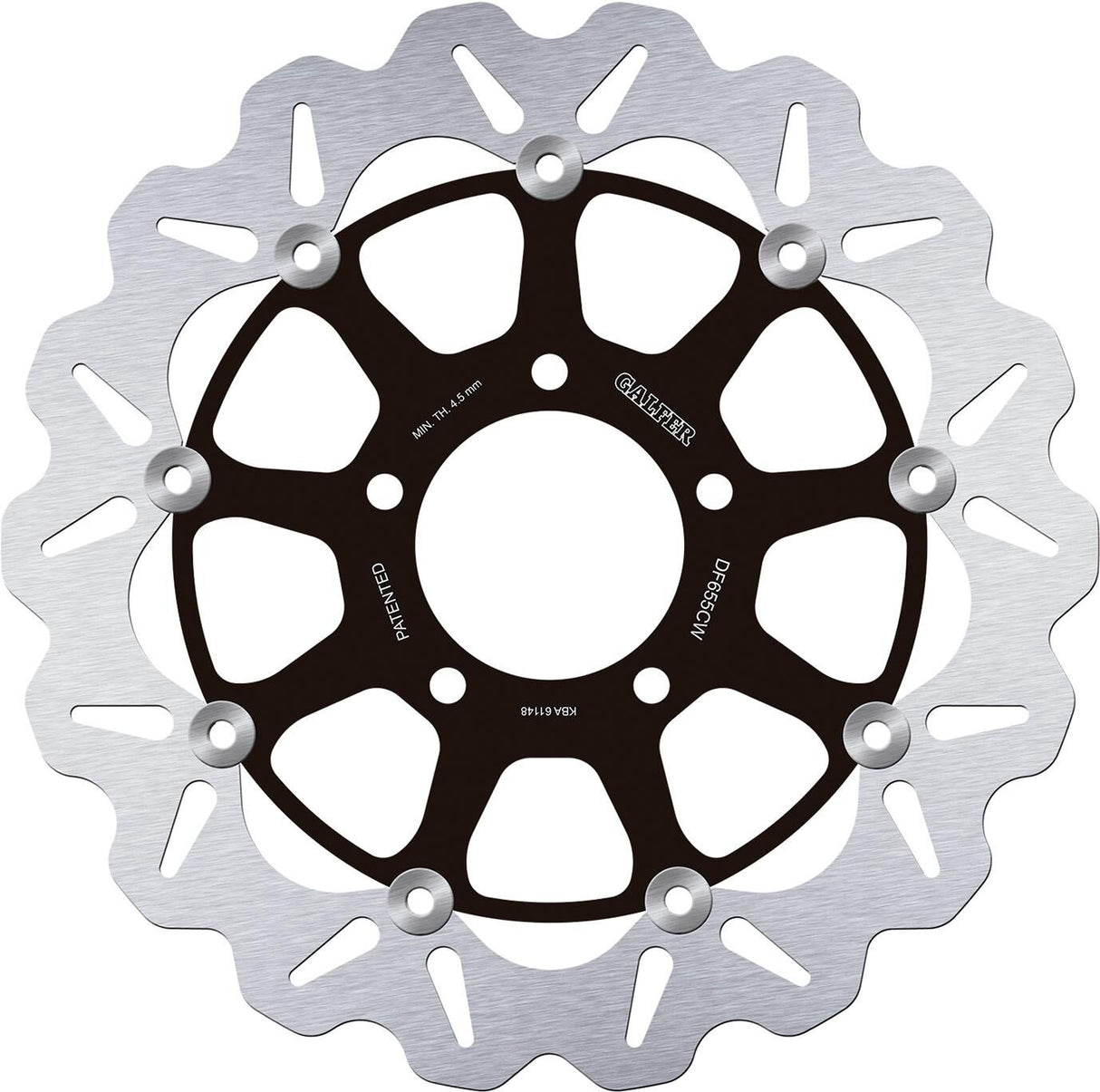 Galfer wave remschijf df655 rotor brake rotors swimming