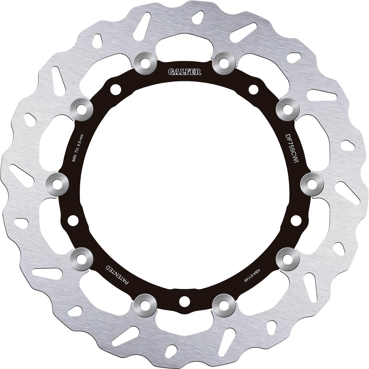Galfer wave remschijf df 755 rotor brake rotors floating left