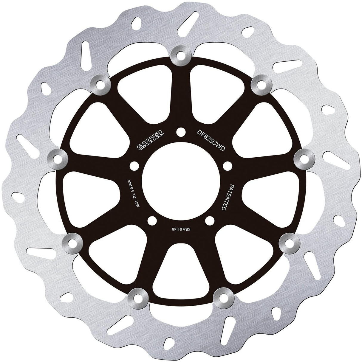 Galfer golf remschijf df825 rotor df825 type cw floating right