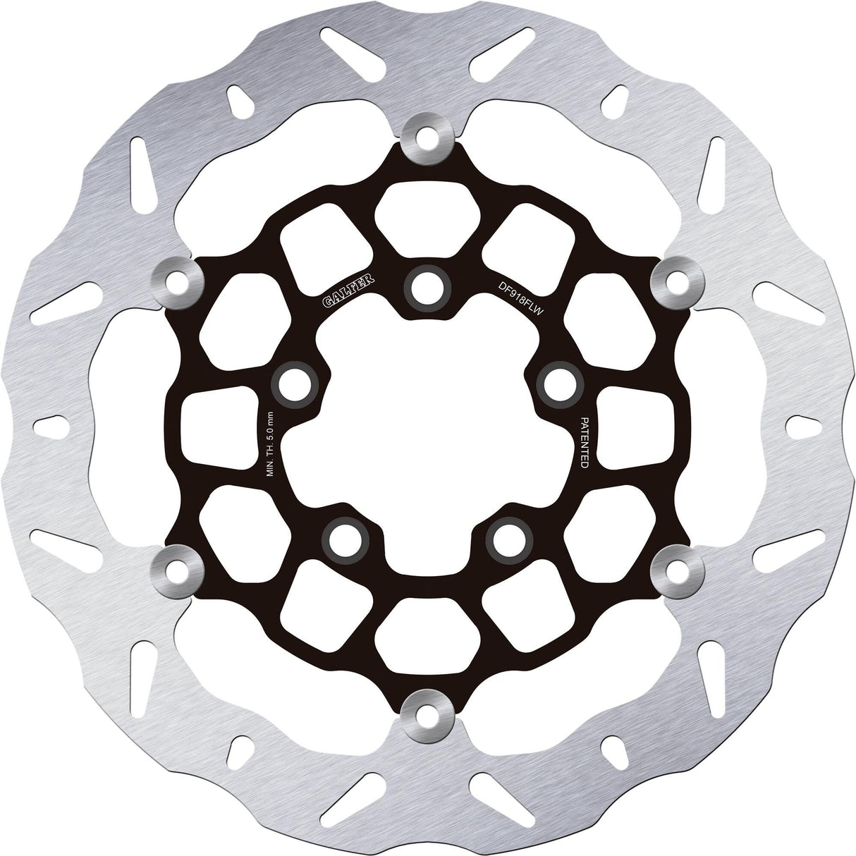 Galfer wave remschijf df918 rotor df918 flw floating steel ring