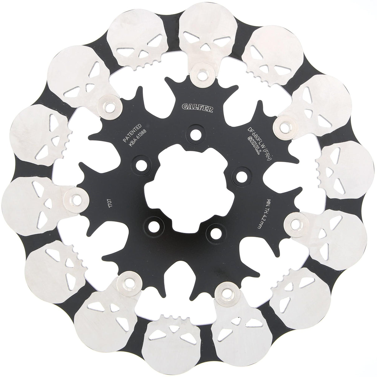 Galfer remschijf df680 rotor df680 frh skull floating