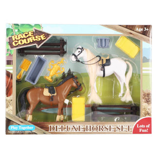 Paarden speelset met accessoires