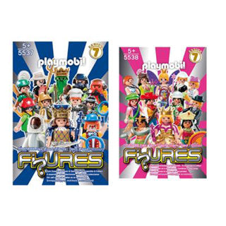 Playmobil minifiguren boy girl display