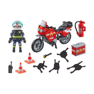 Playmobil 71466 action heroes brandweer op de plaats van het ongeval