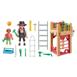 Playmobil 71475 starter packs timmerman op weg naar klus