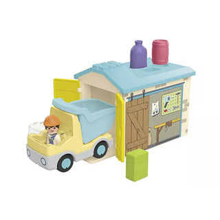 Playmobil 71686 junior werkman met sorteer-garage