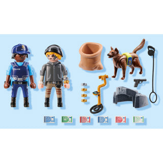 Playmobil 71731 politiehond met boef