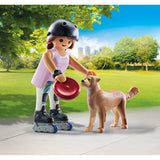 Playmobil 71739 schaatser met retriever