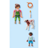Playmobil 71803 boer met kalf