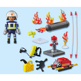Playmobil 71826 brandweerman met waterpomp