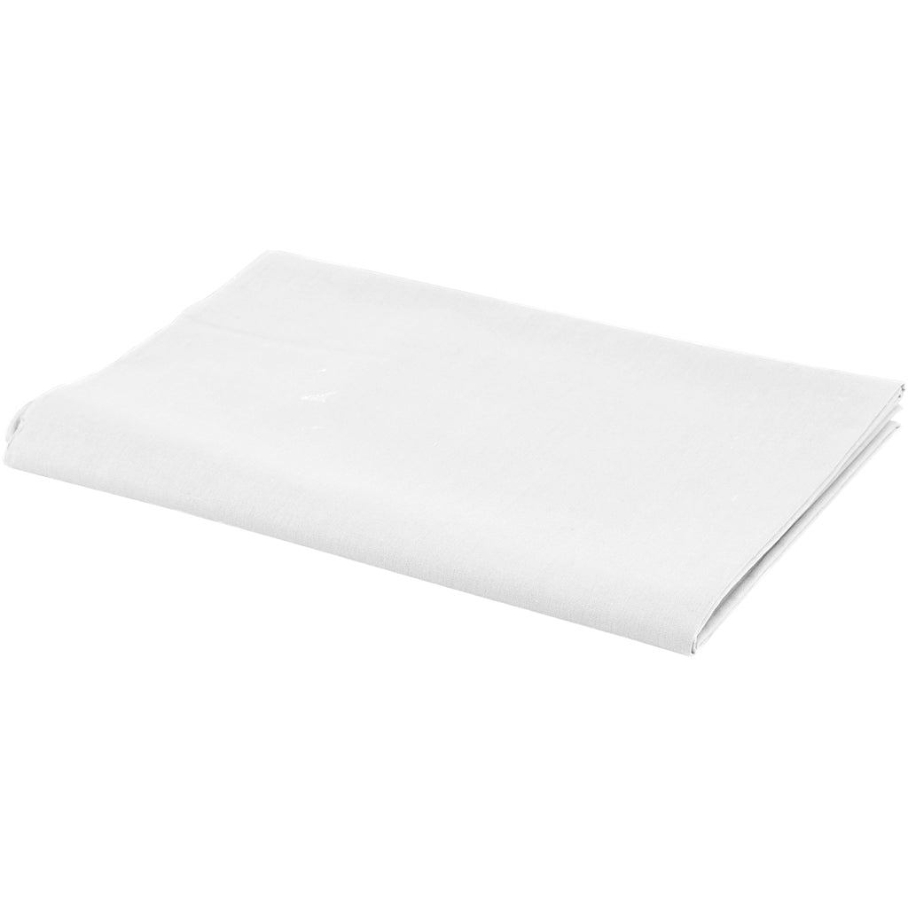 Creativ company stof, b: 145 cm, 140 gr, wit, 1 str.m