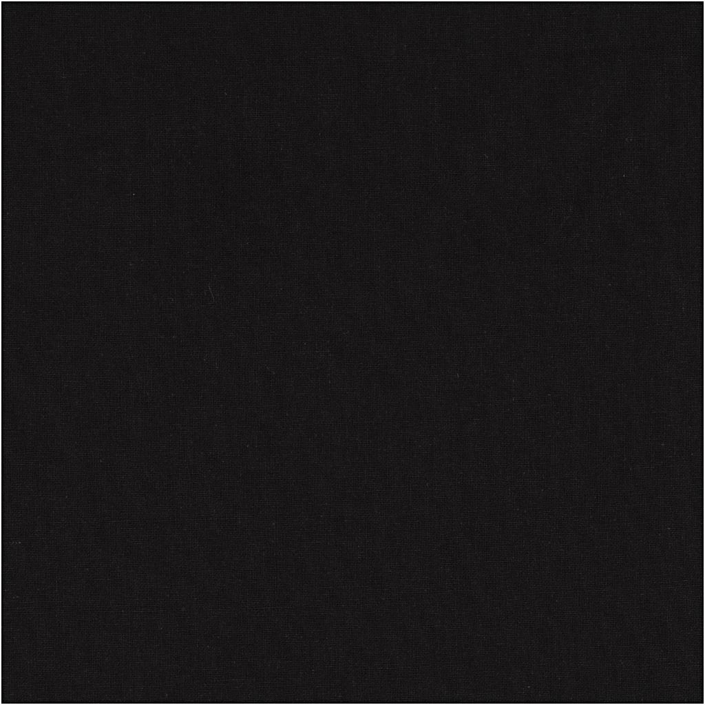 Creativ company stof, b: 145 cm, 140 gr, zwart, 2 m 1 doos