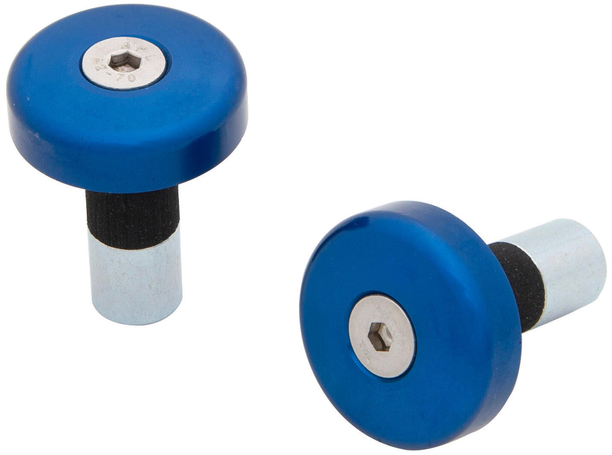 Lsl stuureinden flat baseballcaps . handlebar plugs 14mm flat elox bl