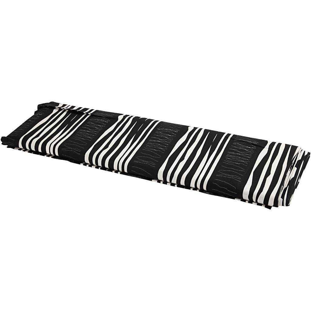 Creativ company stof, b: 145 cm, 140 gr, zwart, 10 m 1 rol