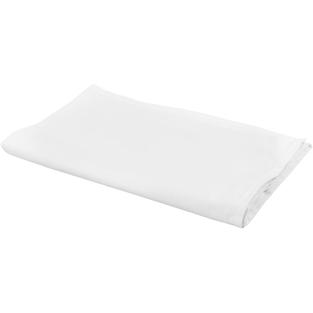 Creatief bedrijf theedoeken, afm 50x70 cm, 180 gr, wit, 1 stuk
