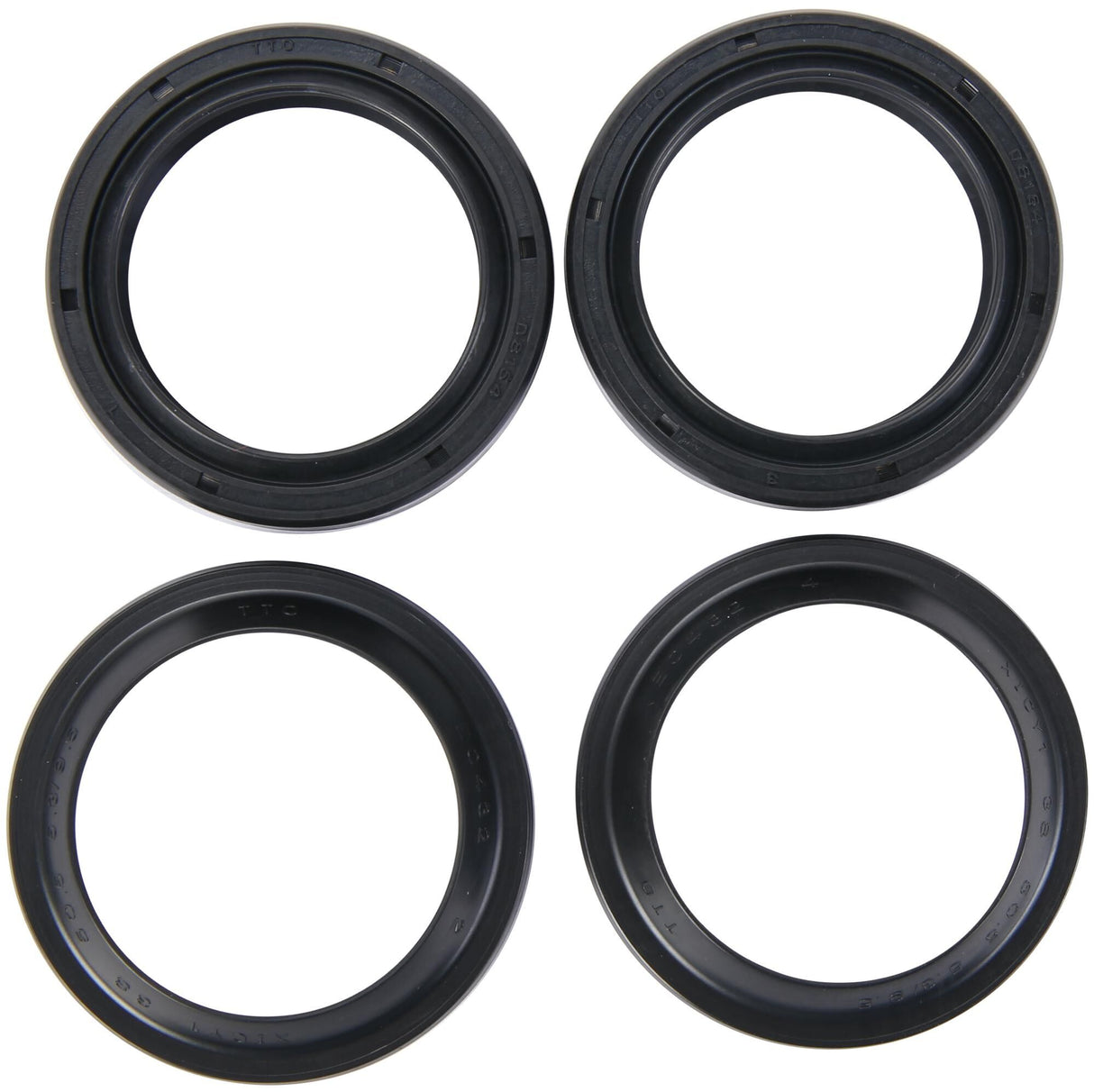 All balls racing voorvork keerring set fork seal set abr 56-120 incl. dust caps