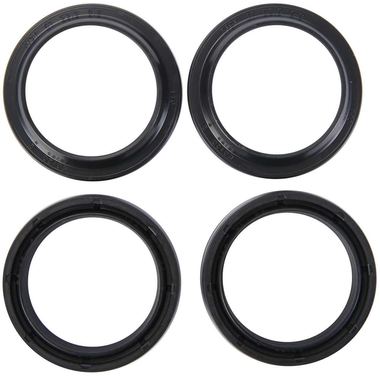 All balls racing voorvork keerring set fork seal set abr 56-128 incl. dust caps