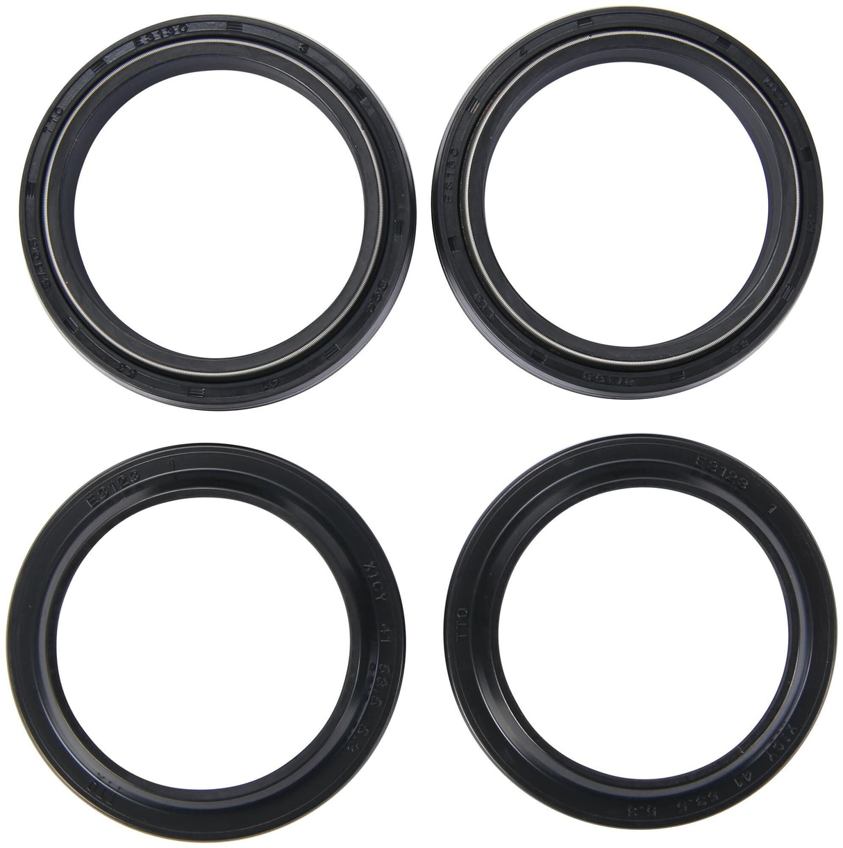 All balls racing voorvork keerring set fork seal set abr 56-130 incl. dust cap