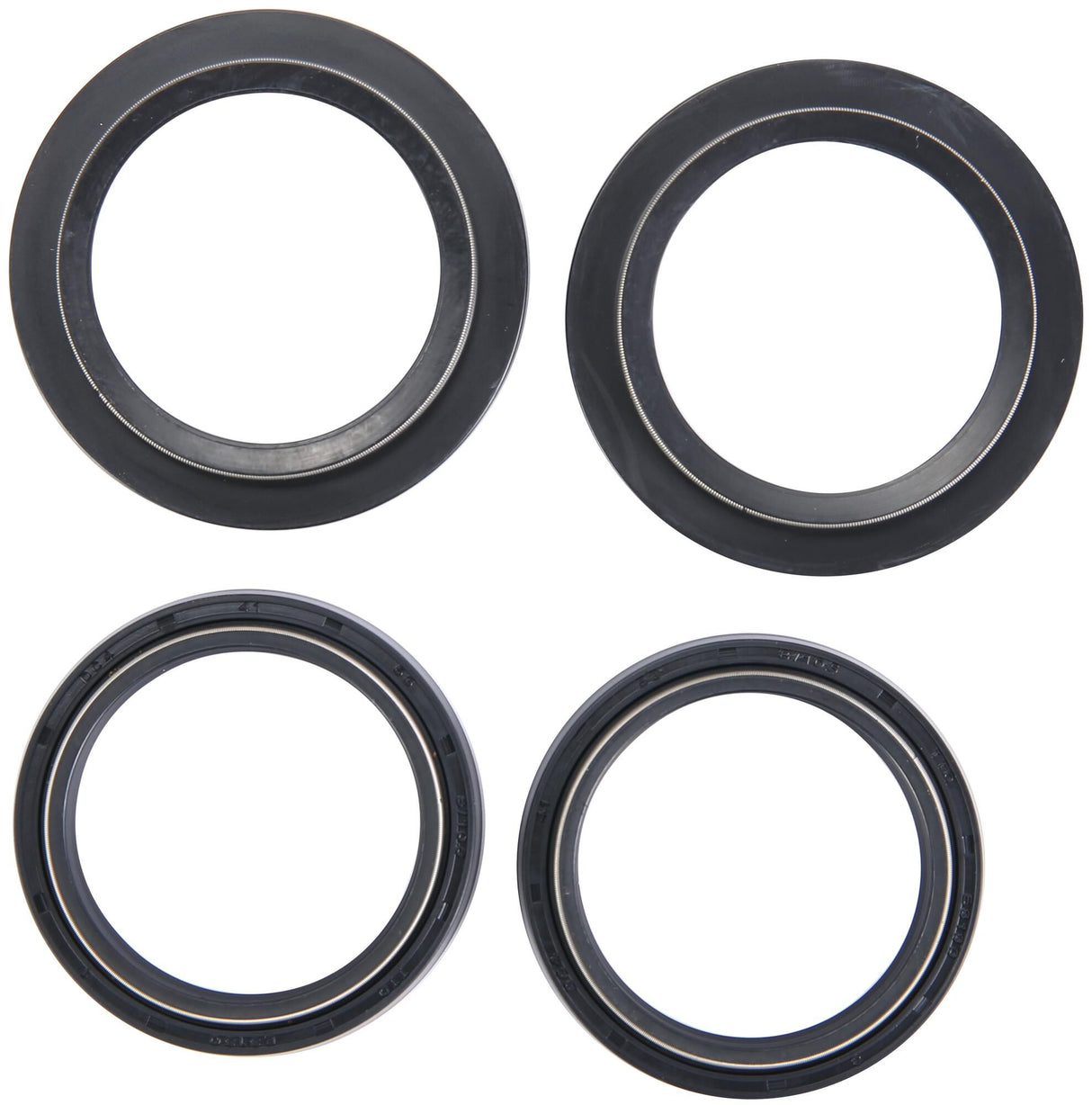All balls racing voorvork keerring set fork seal set abr 56-129 incl. dust cap