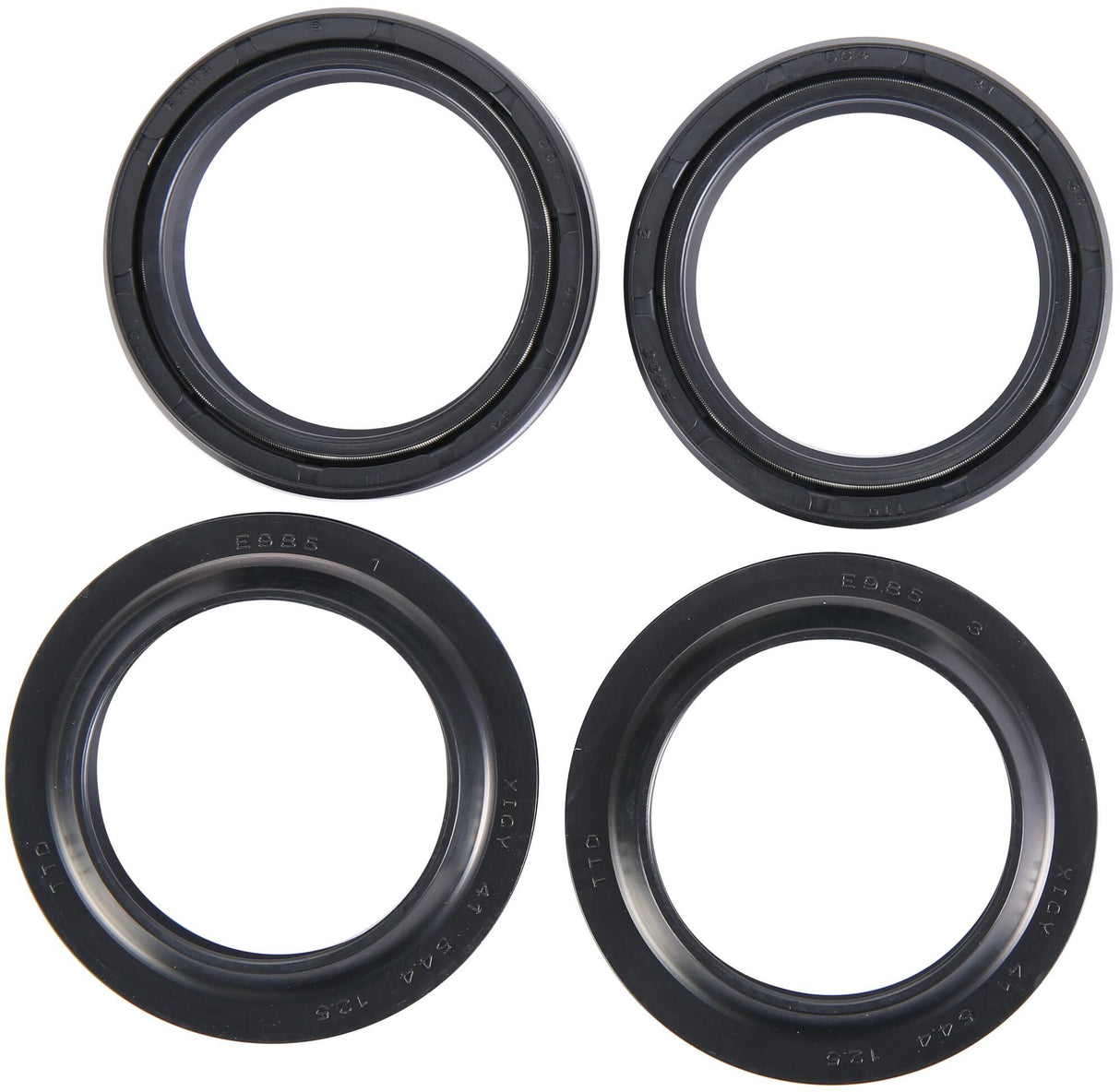 All balls racing voorvork keerring set fork seal set abr 56-132 incl. dust cap