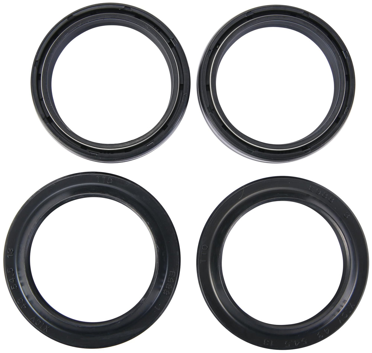 All balls racing voorvork keerring set fork seal set abr 56-133 incl. dust cap