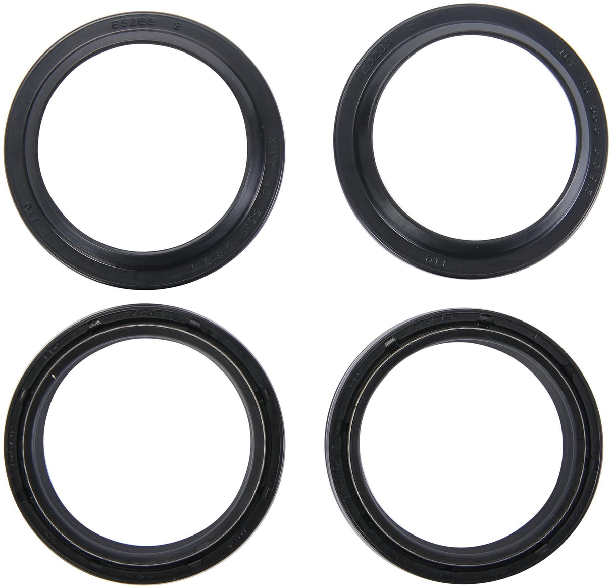 All balls racing voorvork keerring set fork seal set abr 56-136 incl. dust caps