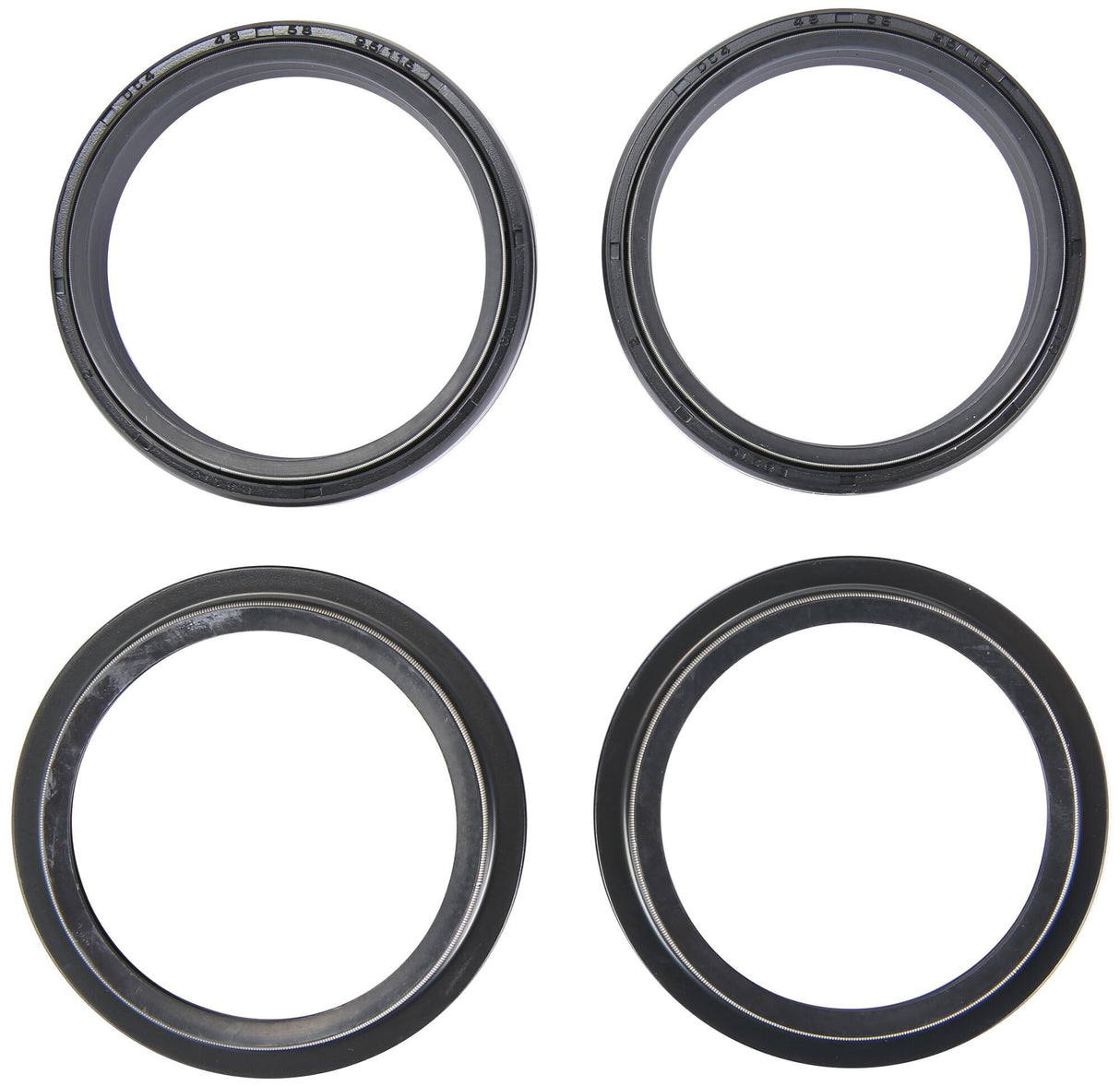 All balls racing voorvork keerring set fork seal set abr 56-146 incl. dust caps