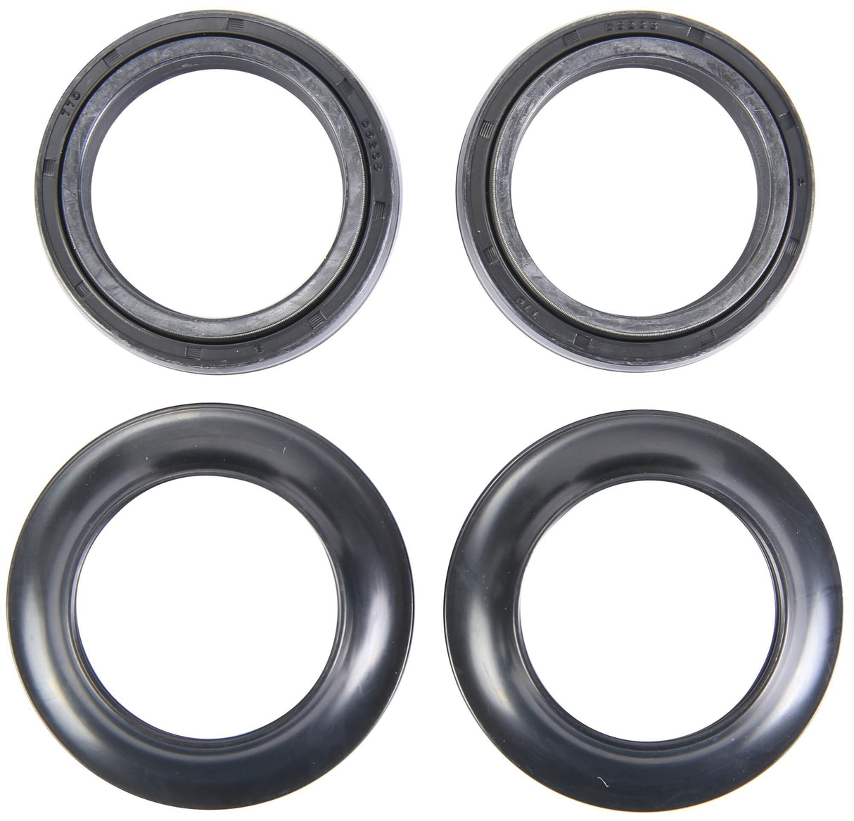 All balls racing voorvork keerring set fork seal set abr 56-183 incl. dust caps