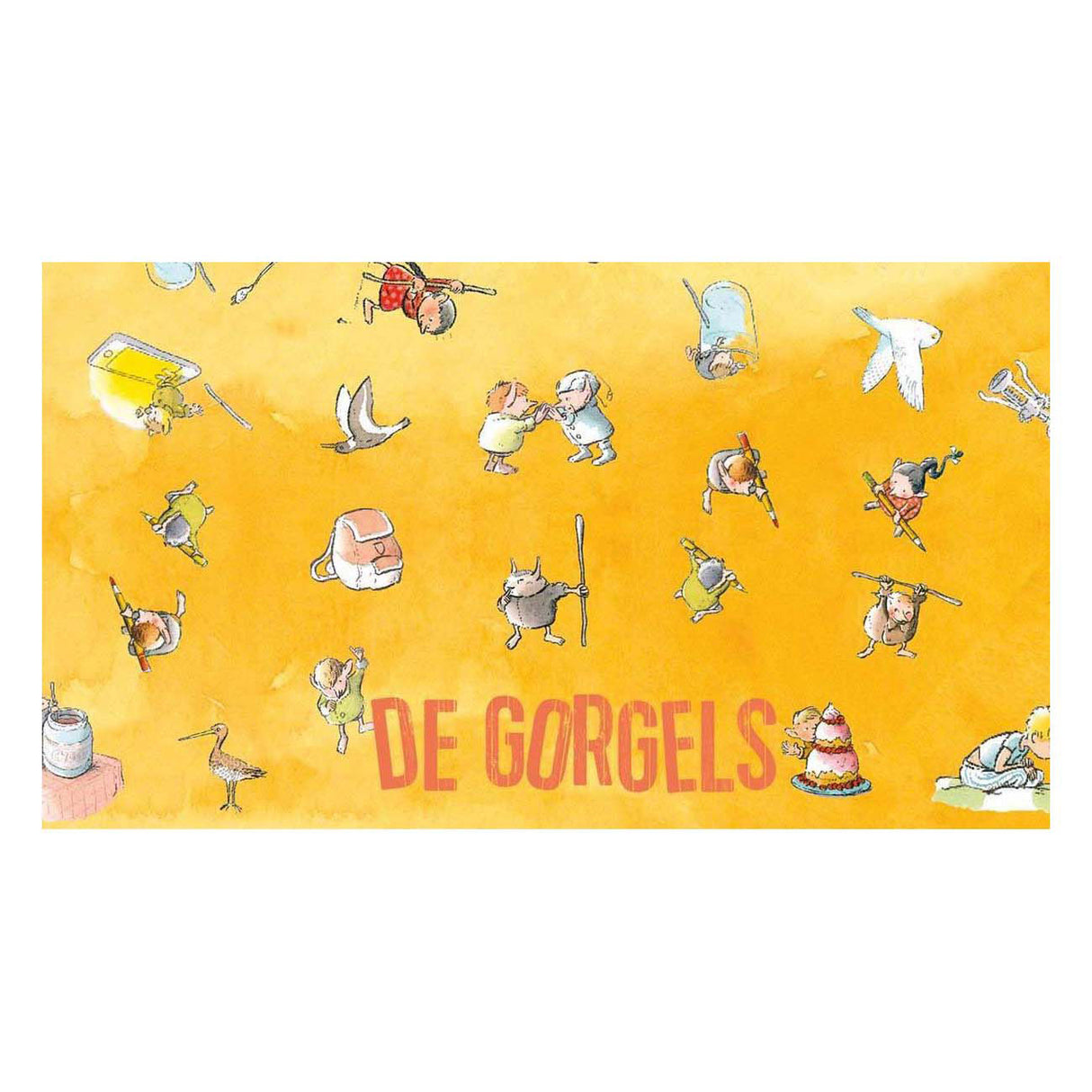 De gorgels standlaken zwemmen met de gorgels