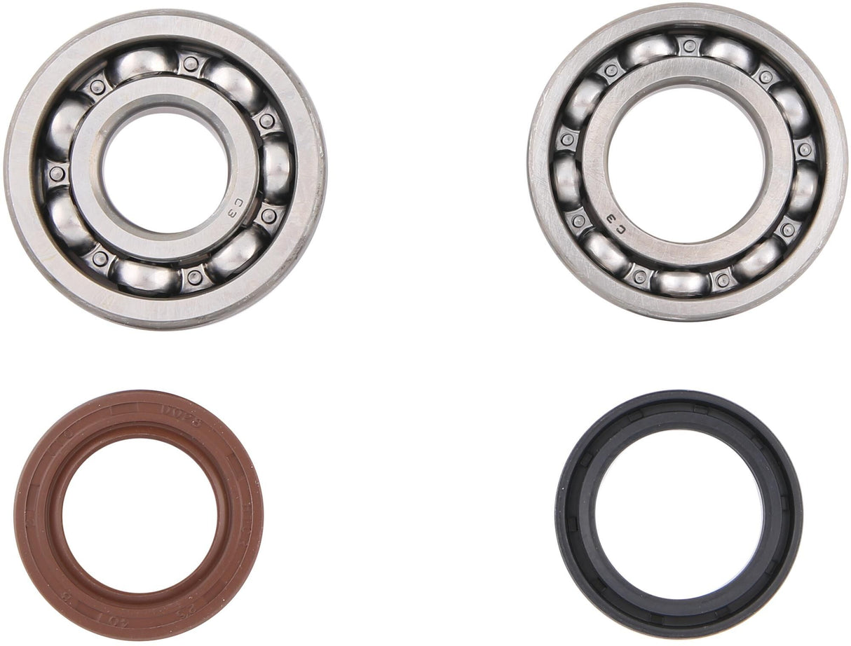 All balls racing krukas lagerset crankshaft bearing set ab 24-1072 with simmerrings