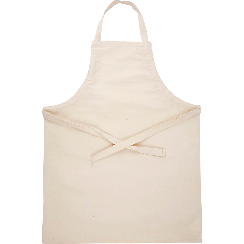 Creativ company schort, l: 70 cm, b: 55 cm, afm 7-12 jaar, 210 gr, licht naturel, 1 stuk
