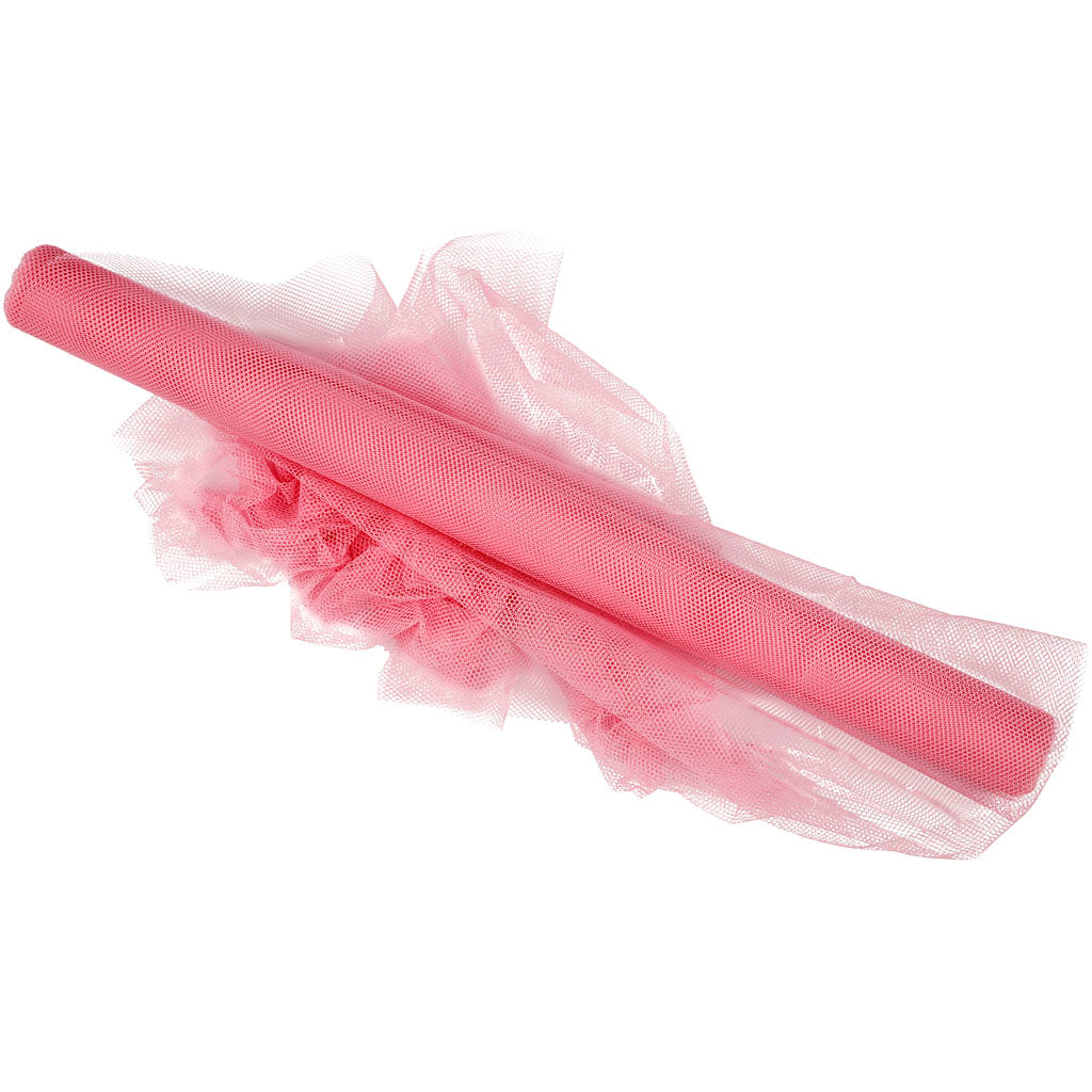 Creativ company tule, b: 50 cm, roze, 5 m 1 rol
