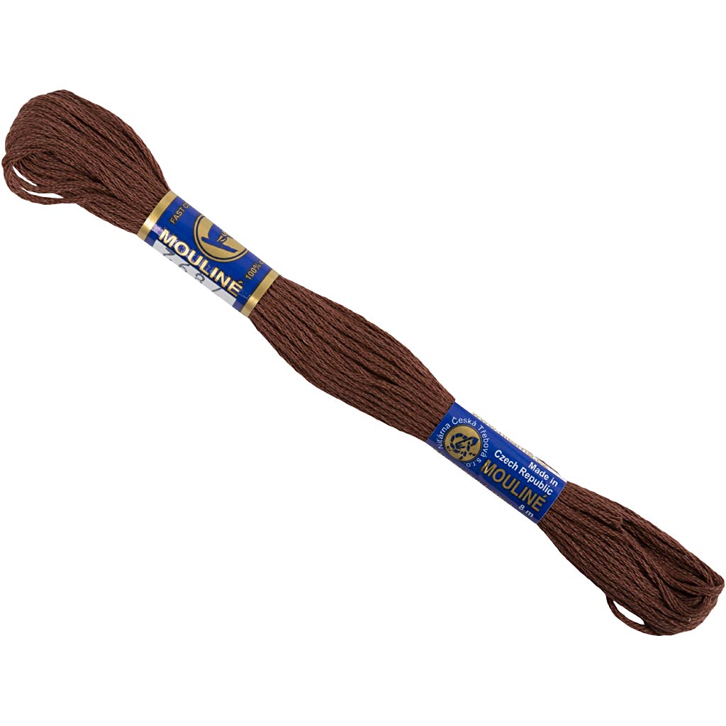 Borduurgaren, bruin, 8 m 1 bol