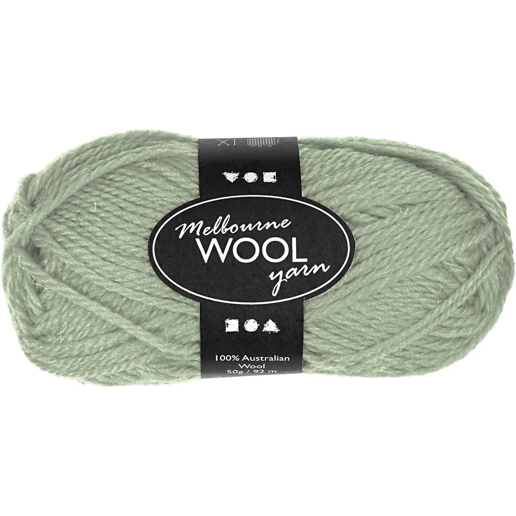 Creativ company melbourne wolgaren, l: 92 m, lichtgroen, 50 gr 1 bol