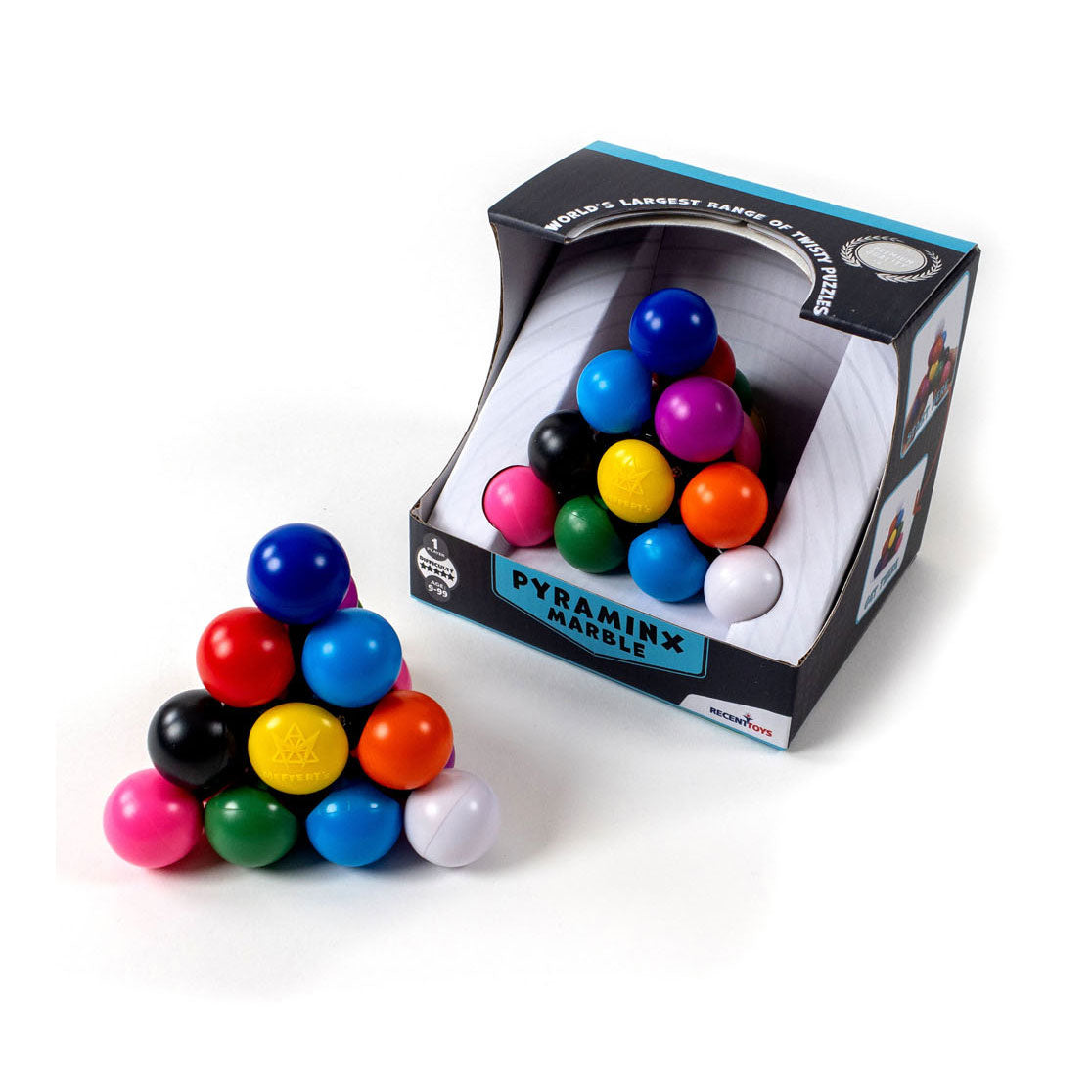 Recent toys pyraminx marble breinbreker puzzel