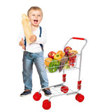 Winkelwagen rood metaal